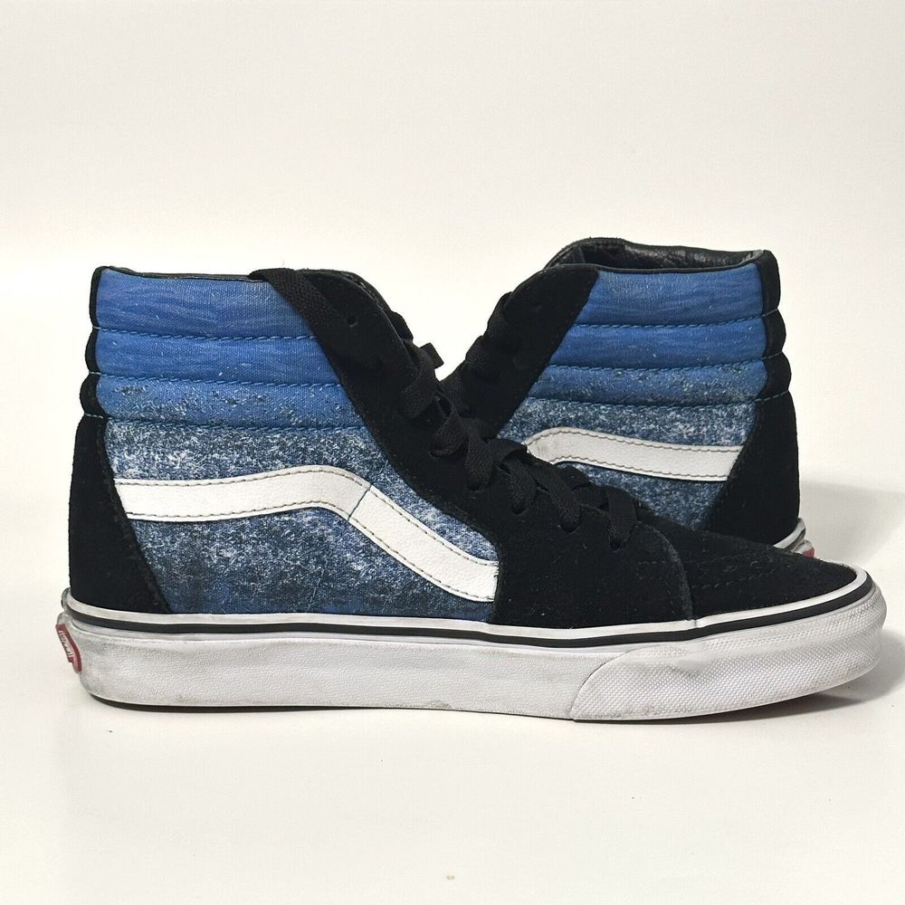 VANS Sk8 Hi Top Discovery Shark Week Skate Sneaker Shoes Men's Size 6 / W 7.5 - Picture 7 of 16